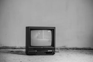 vintage tv set on floor near wall 300x200 - vintage tv set on floor near wall