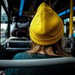 woman wearing a yellow hat inside the bus 110x110 - Top 5 Ways to Improve Your Daily Shuttle Bus Ride