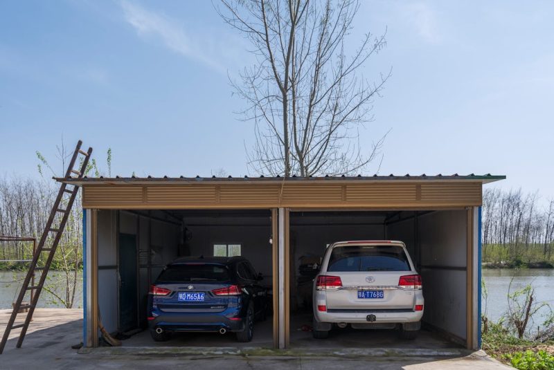 2 cars in a double garage 800x535 - The Importance of Garage Door Springs in Home Safety
