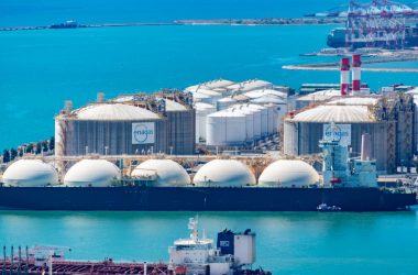 LNG storage tanks by the sea 380x250 - A Texas Salt-Cavern Expansion Just Showed How Tight Gulf Coast LNG Storage Capacity Has Become